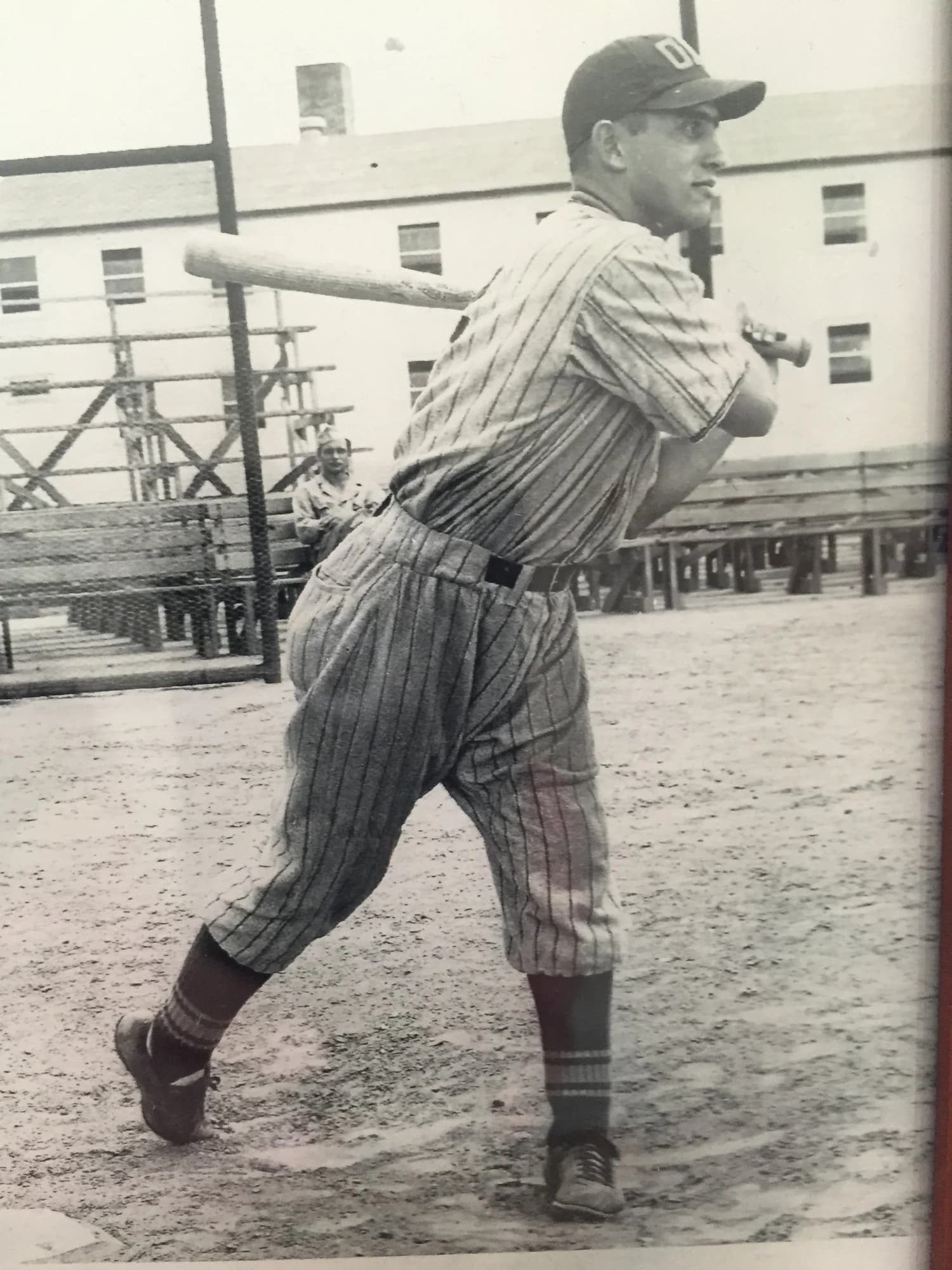 George Najour playing baseball